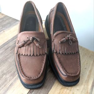 Men's Brown Kiltie Tassel Loafers